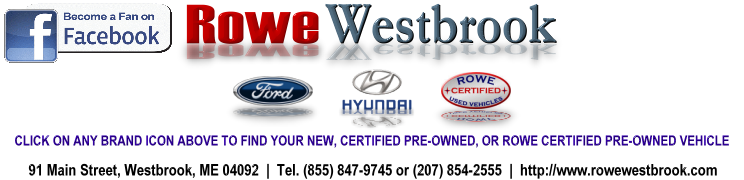 Rowe Westbrook Facebook Promo Banner with Links to Web Sites